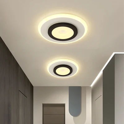 Luz de teto quadrada redonda redonda de fábrica por atacado para decoração de sala interna luz de teto LED